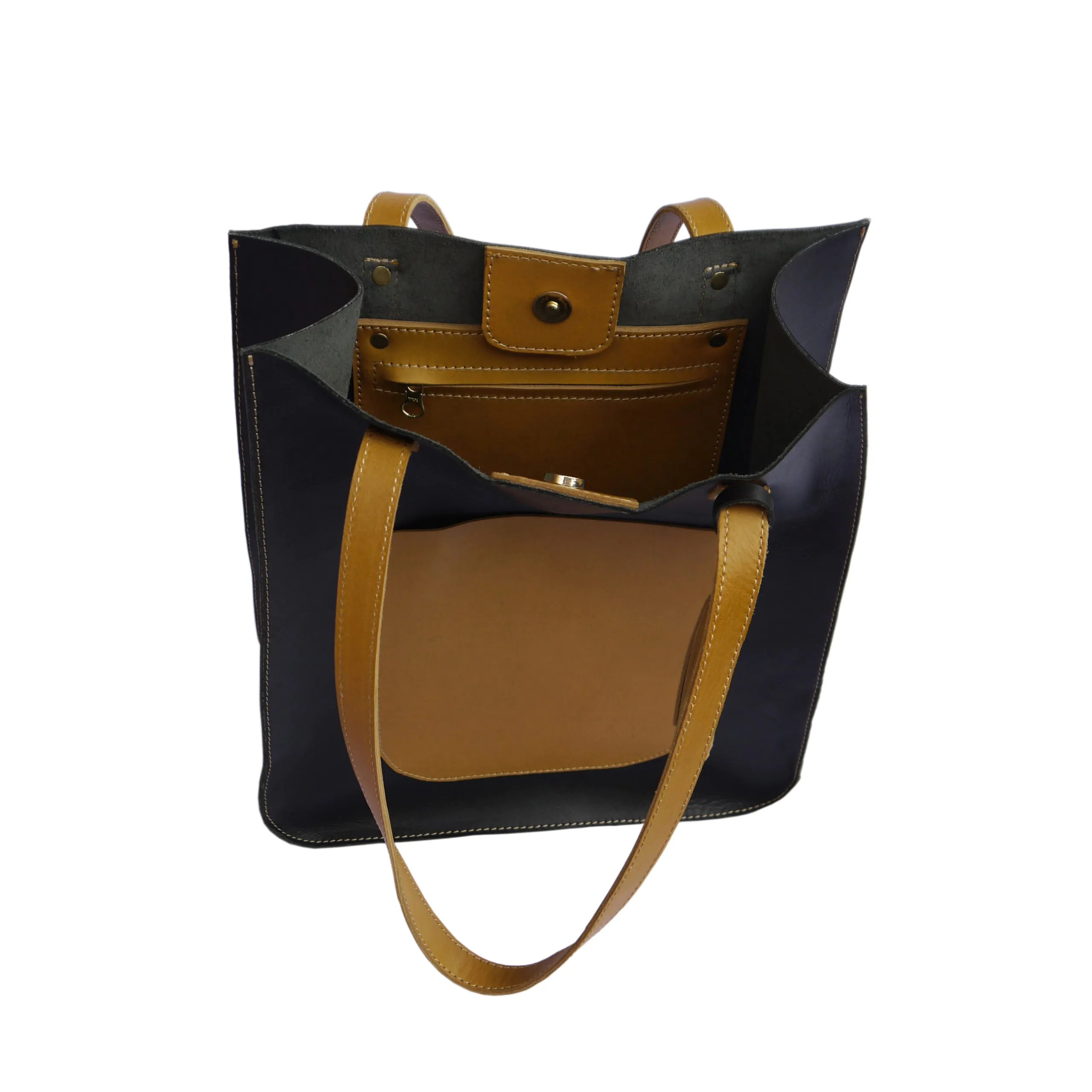 Two-Tone Tote Bag - Image 3